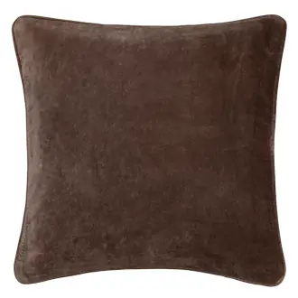 Velvet cushion cover 50x50, earth