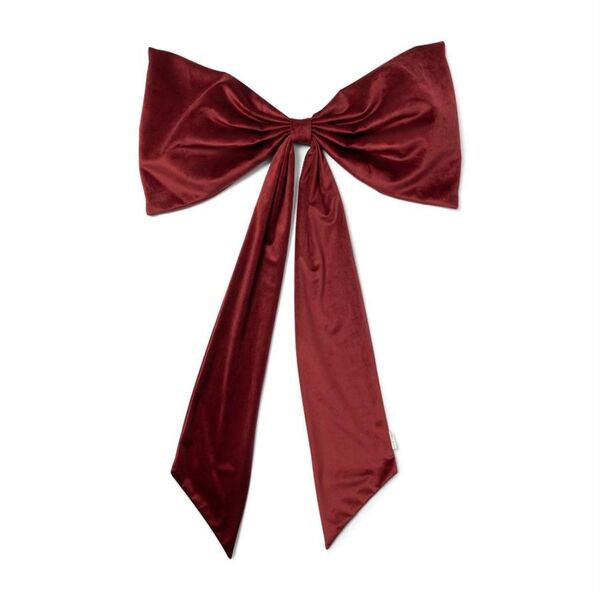 Velvet bow christmas tree decoration XL