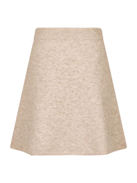 Gisa knit skirt, sand melange