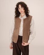 Sinatra vest, taupe