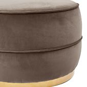 Taylor footstool, mohet grey