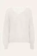 Milana mohair knit, white