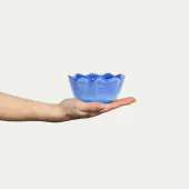 Oyster bowl 13cm, light blue