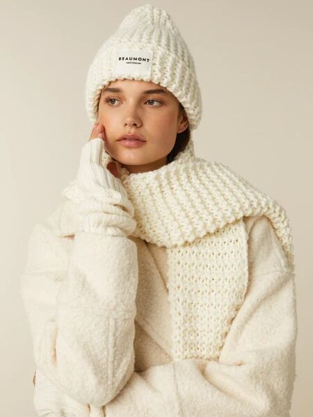 Owen scarf, off white