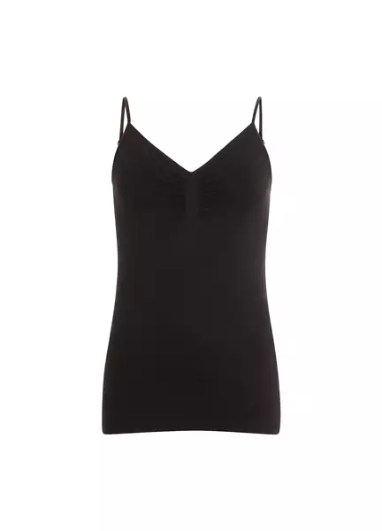 Seamless camisole, black