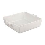 Square oven dish feston 29x25x7, white