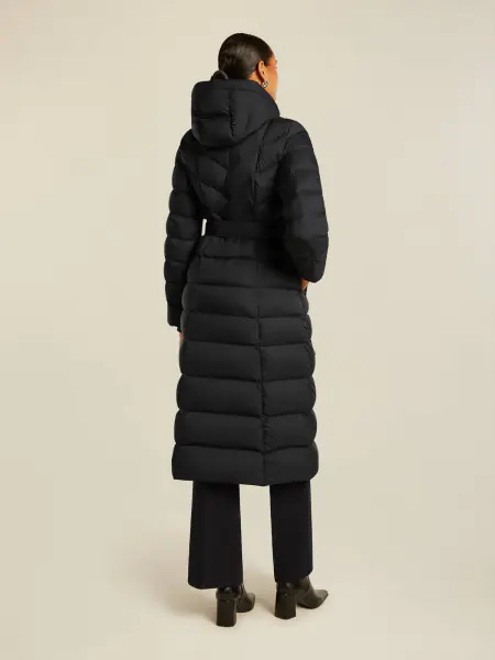 Valentina long coat, black