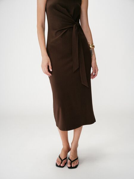 Wyla dress, chocolat