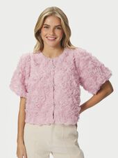 Aisa flower blouse, rose