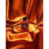 Ornament transparent whiskey bottle 8,5cm