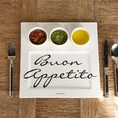 Buon appetito serving platter