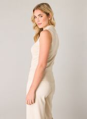 Yali top, light beige