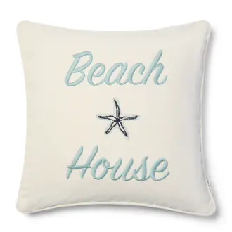 Beach house pillow 50x50