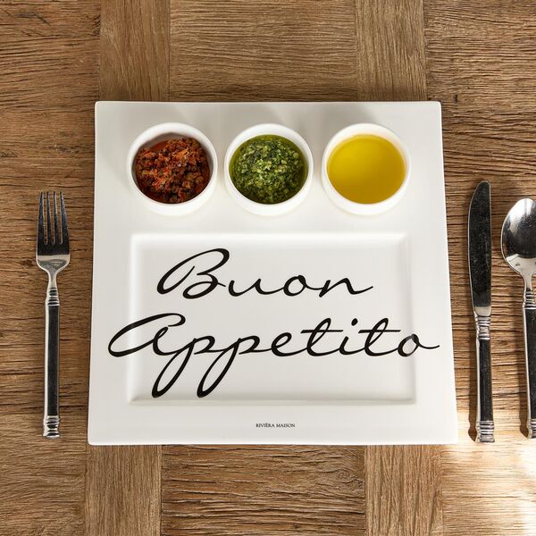 Buon appetito serving platter