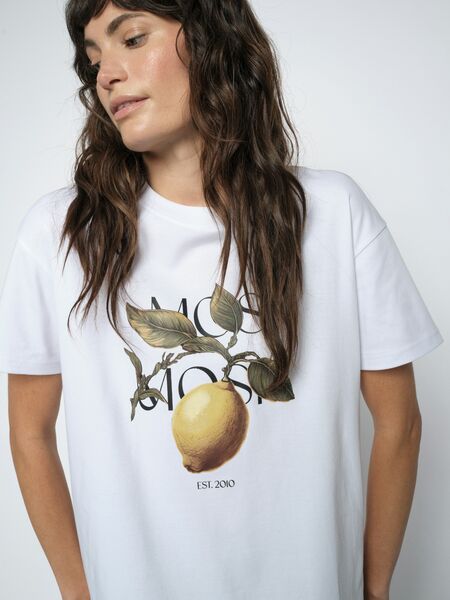 Fruit O-SS Tee, White