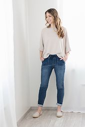 Piro jogger, jeans blue