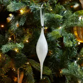 Frosty icicle ornament