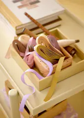 Ribbon grosgrain 16mm, colonial rose 3 pcs