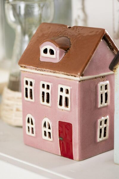 Talolyhty 15,5cm, light pink