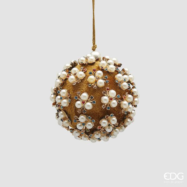 Elizabeth ornament dia 8, gold