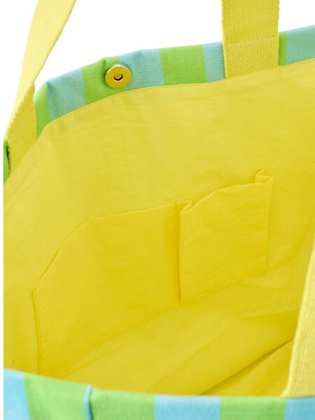 Beach bag striped, sunshine