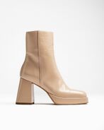 Dorit bootie, patent beige