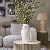 Precious pearl vase L