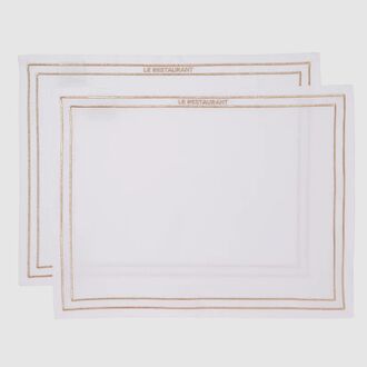 Placemats, Le Restaurant