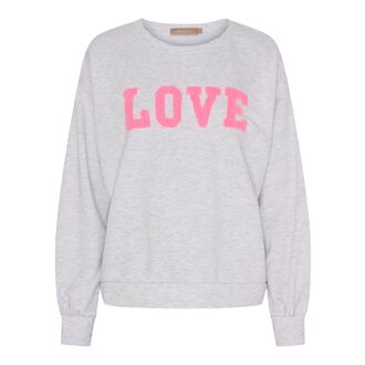 Jessa sweatshirt, light grey melange