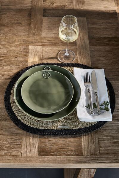 Portofino dinner plate, green