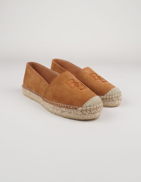 Palma suede espadrillos, desert sand