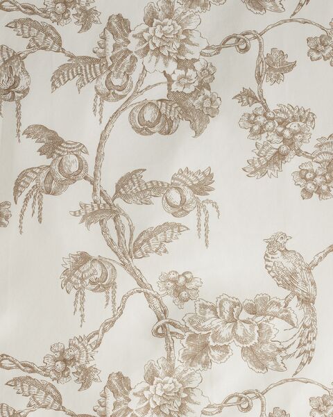 Tree print single duvet, taupe beige