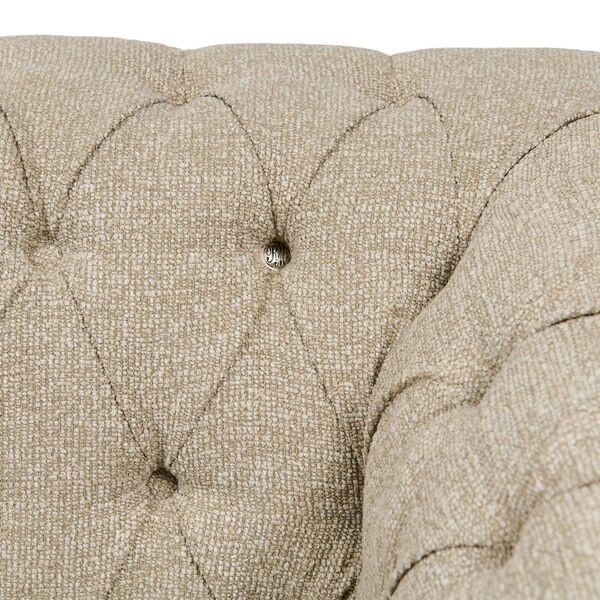 Crescent sofa, Mountain weave, dune sand