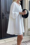 Petra dress, white
