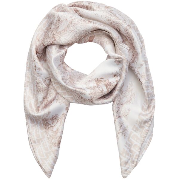Finja scarf, tree print taupe