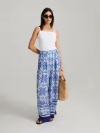Karie 2 housut, blue majolica