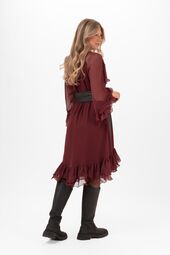 Aubrey dress, cranberry