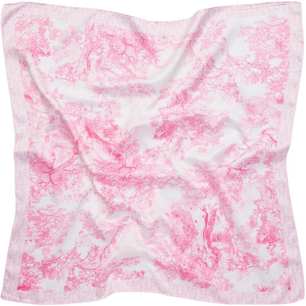 Finja scarf, tree print pink