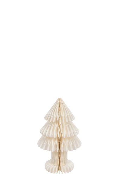 Christmas tree foldable paper M, off-white