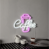 Plexy seinäkoriste, coffee