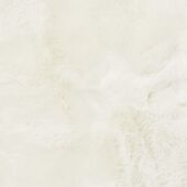 Fluffy heart cushion, ivory