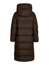 Viviana C puffer jacket, dark brown