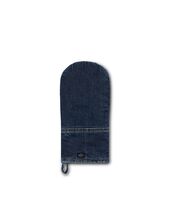 Icons cotton twill denim mitten