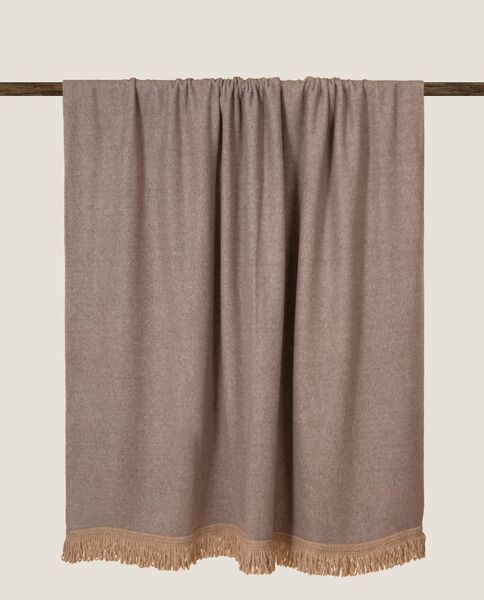 Soft bamboo throw 160x200, turtledove