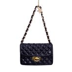 Ornament opal fashion bag 5,5cm, black