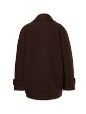 Avril short coat, dark chocolate