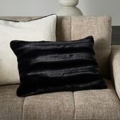 Maeve faux fur pillow cover 65x45