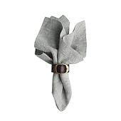 Sisilia linen napkin, light grey melange