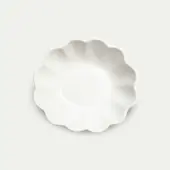 Oyster bowl 18x16cm, white