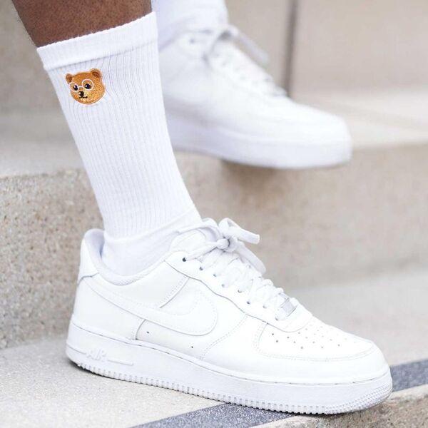 Baron Filou essential socks, white